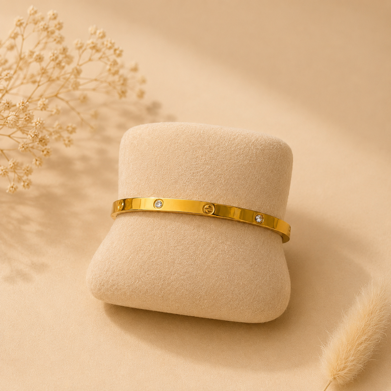 Stone Screw Bracelet