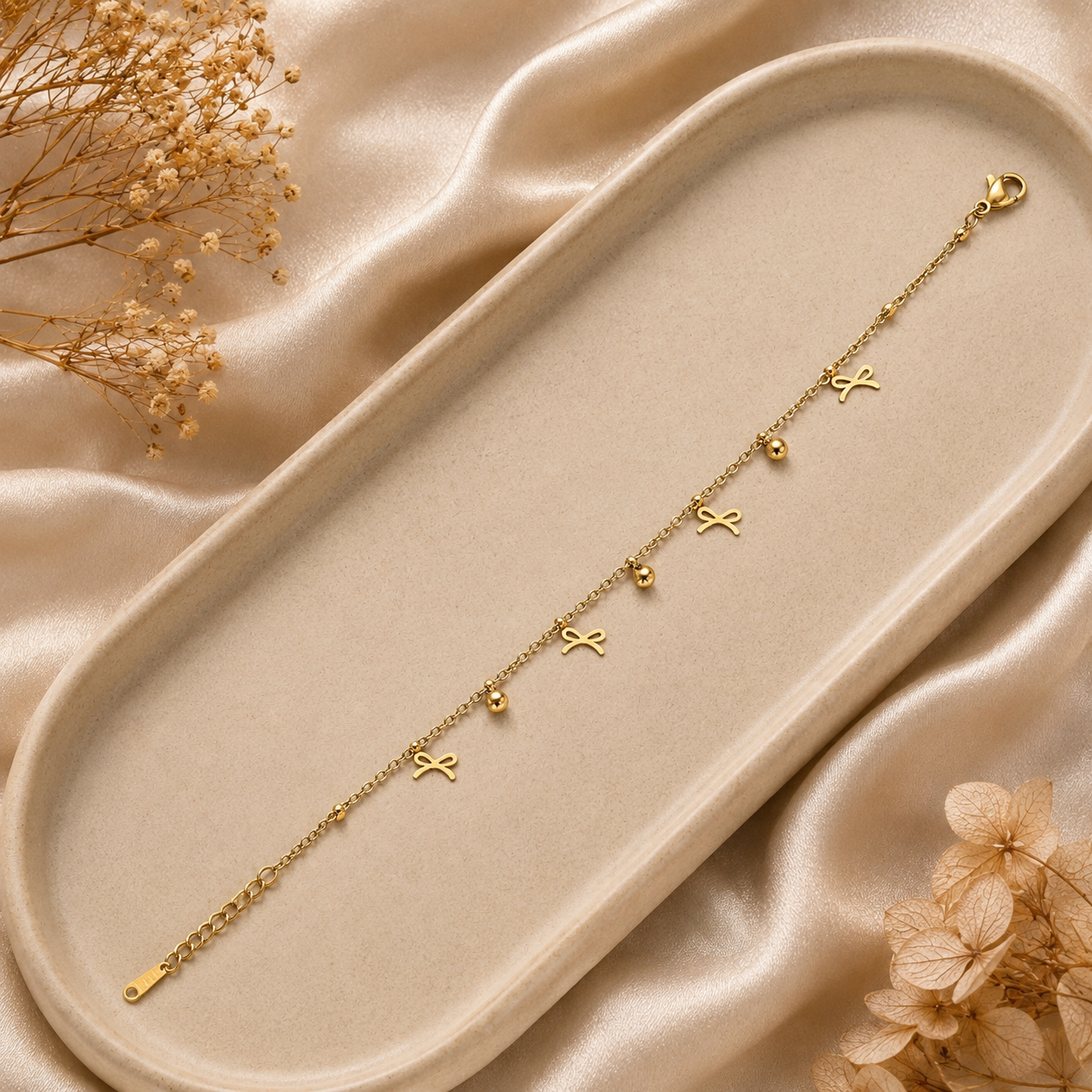 Bow Chain Bracelet