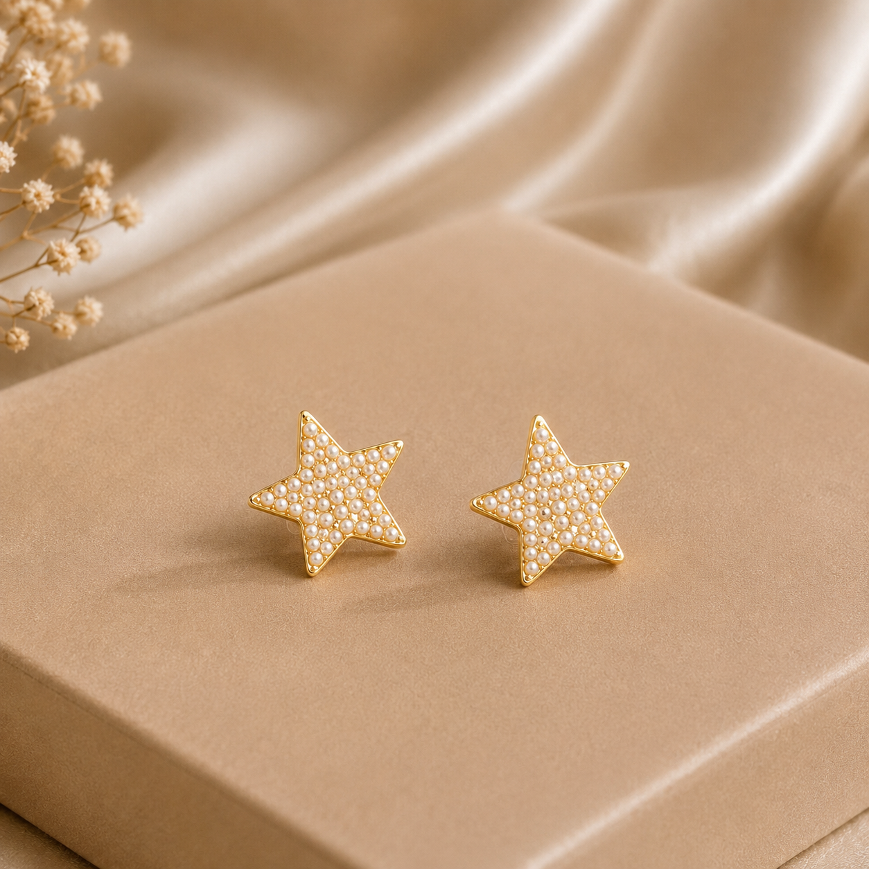 Star Pearl Studs
