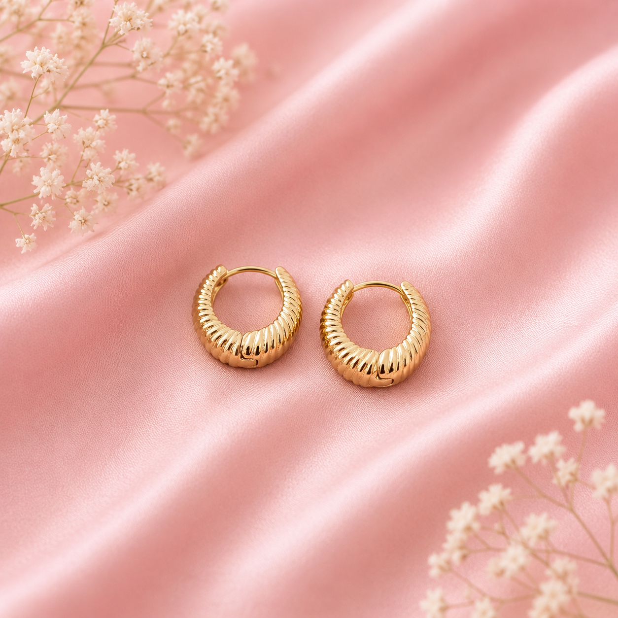 Timeless Shine Hoops