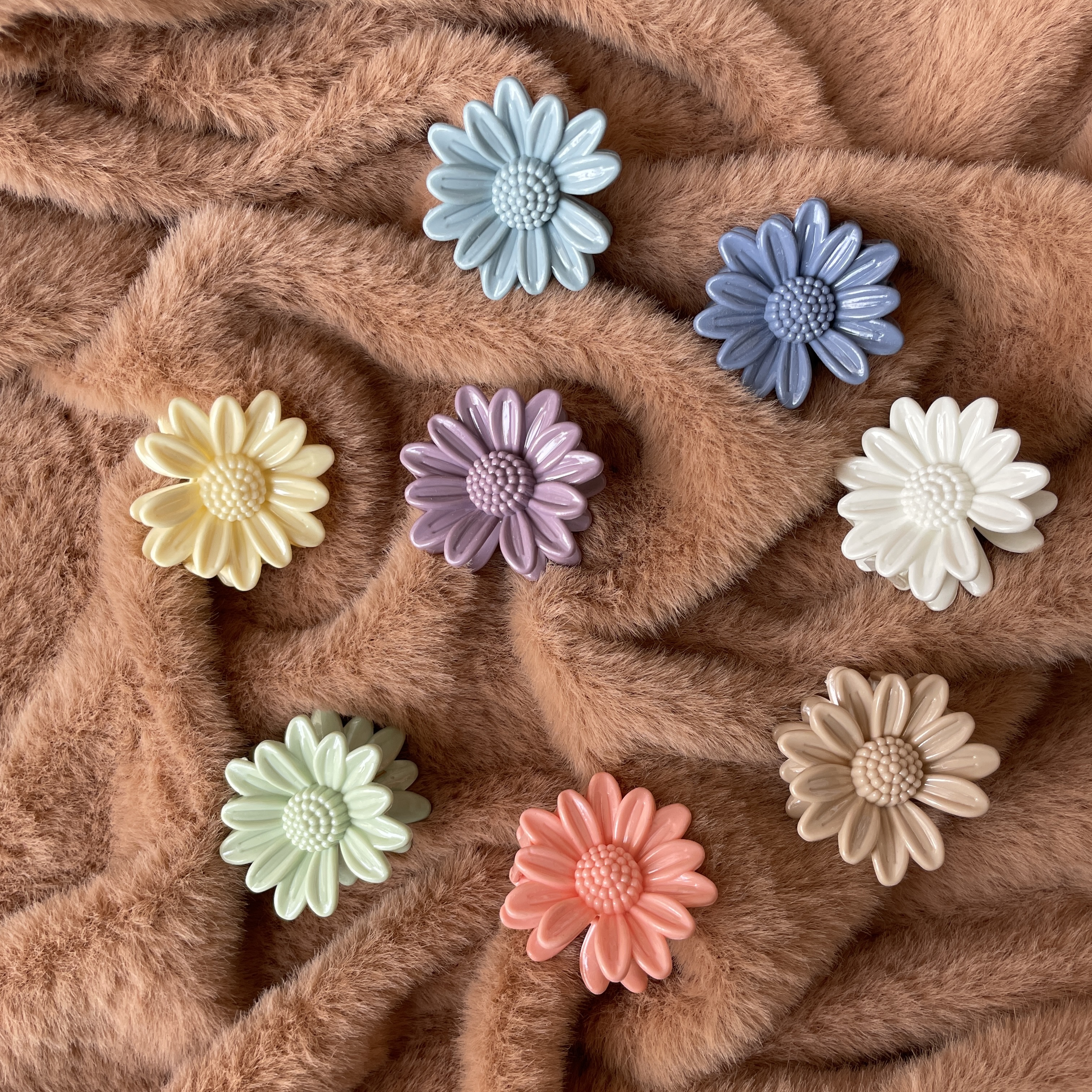 Daisy Flower Claw Clip